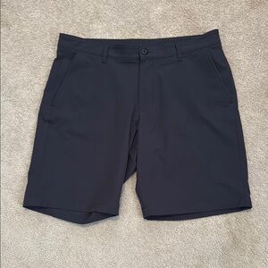 Under Armour Black Flat Front Athletic Shorts